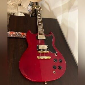 Jay Turser JT-50-CUSTOM-TR guitar in used condition read description for more